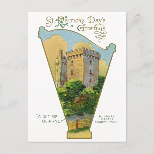 Vintage St. Patrick's Day Postcards (Front)