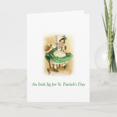 Vintage St Pats Day _ An Irish Jig Card