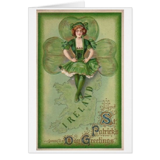 Vintage St. Pat's Day Irish Blessing,