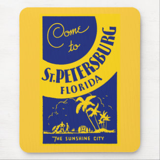 Vintage St. Petersburg Florida Mouse Pad