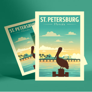 Vintage St. Petersburg Florida Postcard