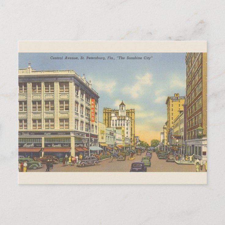 Vintage St. Petersburg Florida Postcard | Zazzle