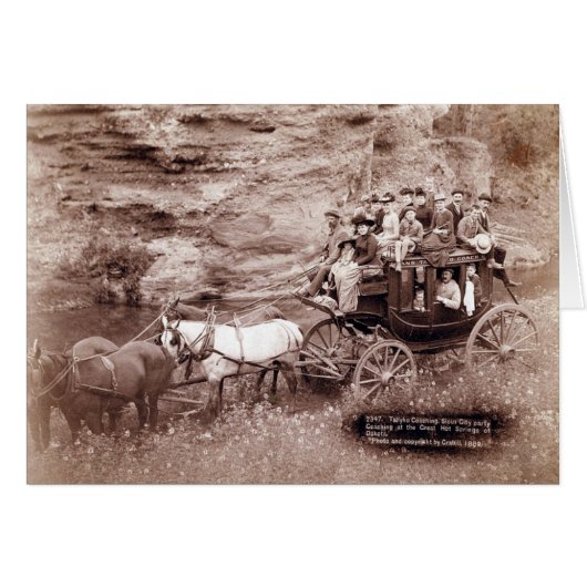 Vintage Stage Coach Cards (Front Horizontal)