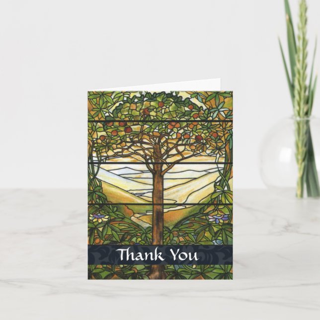 Vintage Stained Glass Thank You (Front)