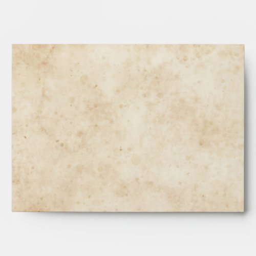 Vintage stained old parchment or paper look A7 Envelope