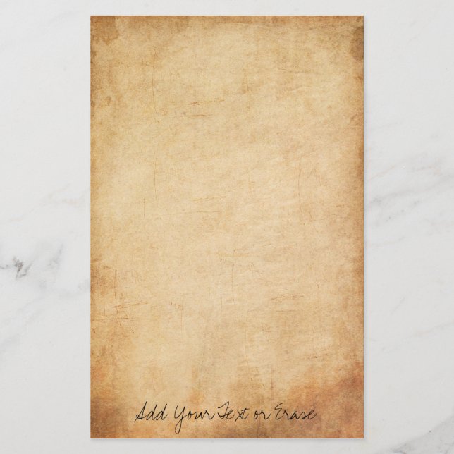 Vintage Stained Stationary Paper 2 (Front)