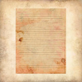 Vintage Flourish Old Journal Paper, Zazzle