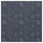 Vintage Stamp Fabric - Dark