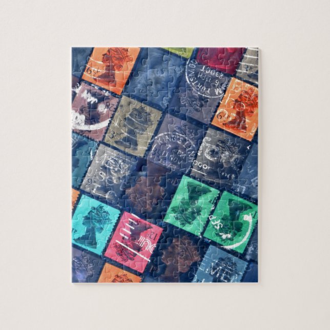Vintage stamps jigsaw puzzle (Vertical)