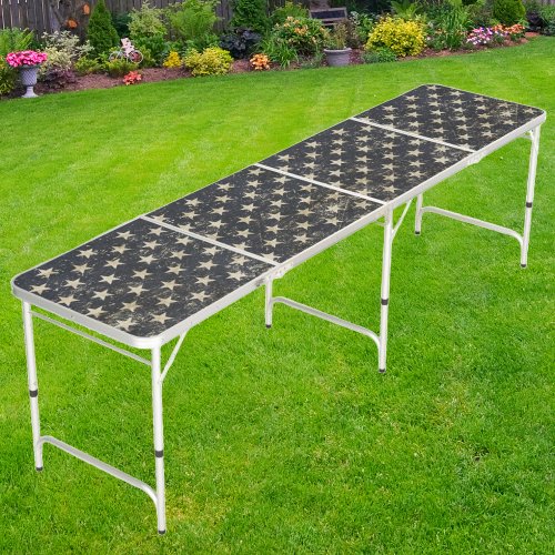 Vintage Star Spangled Banner Beer Pong Table