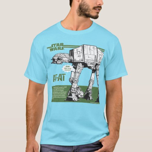 Vintage Star Wars AT_AT Walker Model Box Art T_Shirt