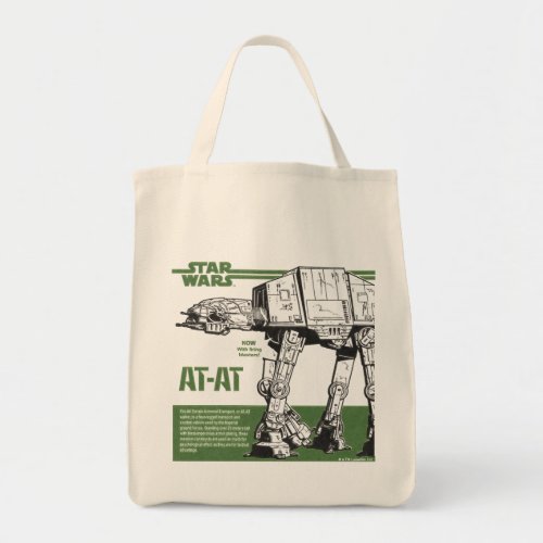 Vintage Star Wars AT_AT Walker Model Box Art Tote Bag