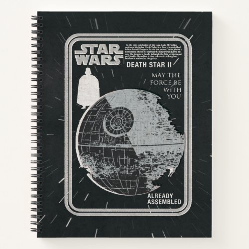 Vintage Star Wars Death Star II Blister Pack Notebook