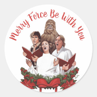 Vintage Star Wars Rebel Choir Classic Round Sticker