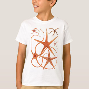 Vintage Starfish Illustration T-Shirt