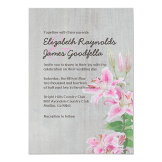 Stargazer Lily Invitations Announcements Zazzle Pin It Stargazer Lilies