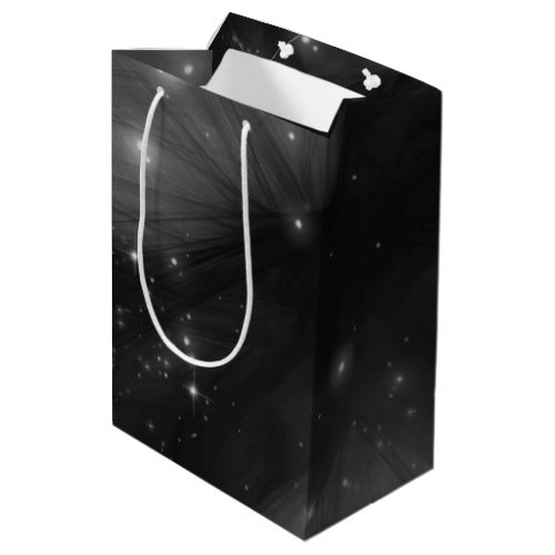 Vintage Starry Film Background Medium Gift Bag