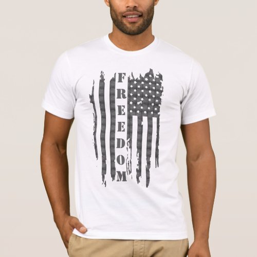 Vintage Stars and Stripes on the 4th of July Shirt
