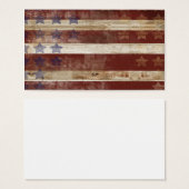 Vintage Stars And Stripes Pine Wood Pattern (Front & Back)