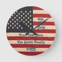 Vintage Stars and Stripes Weathered American Flag