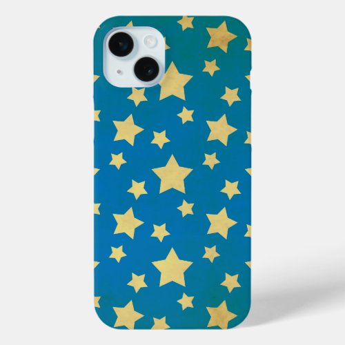 Vintage Stars Antique Pattern iPhone 15 Plus Case