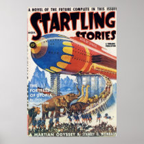 Vintage Startling Stories  Pulp Magazine Cover