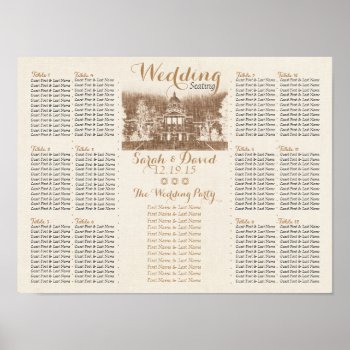 Vintage State Capitol Pride Seating Chart Poster by CreativeMastermind at Zazzle