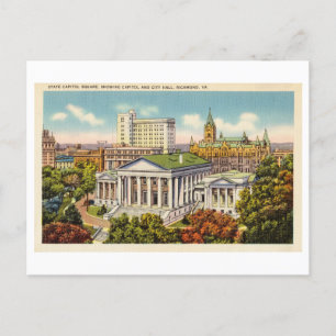 Vintage State Capitol, Richmond, Virginia Postcard