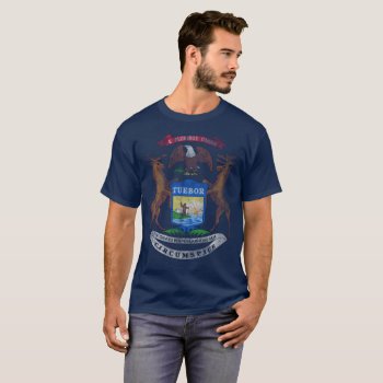 Vintage State Flag Of Michigan T-shirt by clonecire at Zazzle