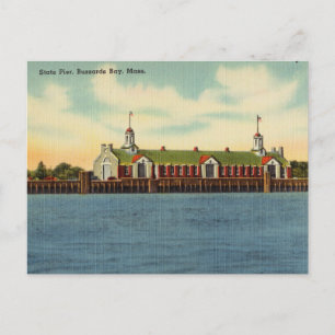 Vintage State Pier, Buzzards Bay, Massachusetts Postcard