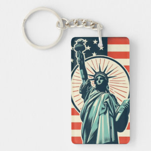 Vintage, Statue of Liberty Keychain