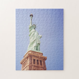 Vintage Statue of Liberty New York Photo Jigsaw Puzzle