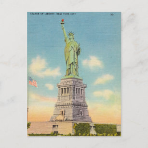 Vintage, Statue of Liberty, New York Postcard