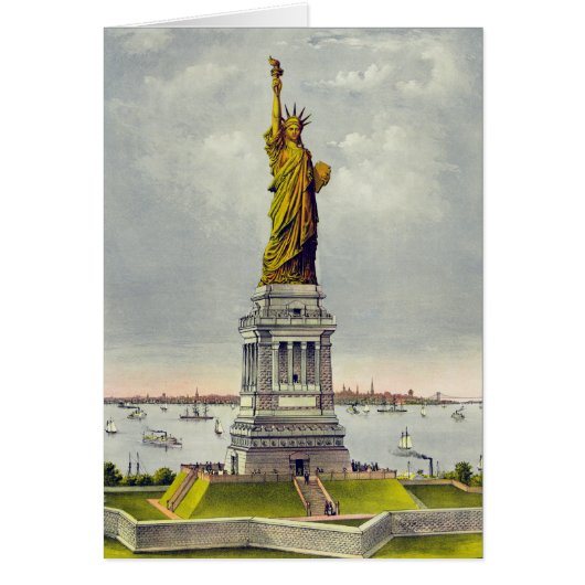 Vintage Statue of Liberty New York Travel (Front)
