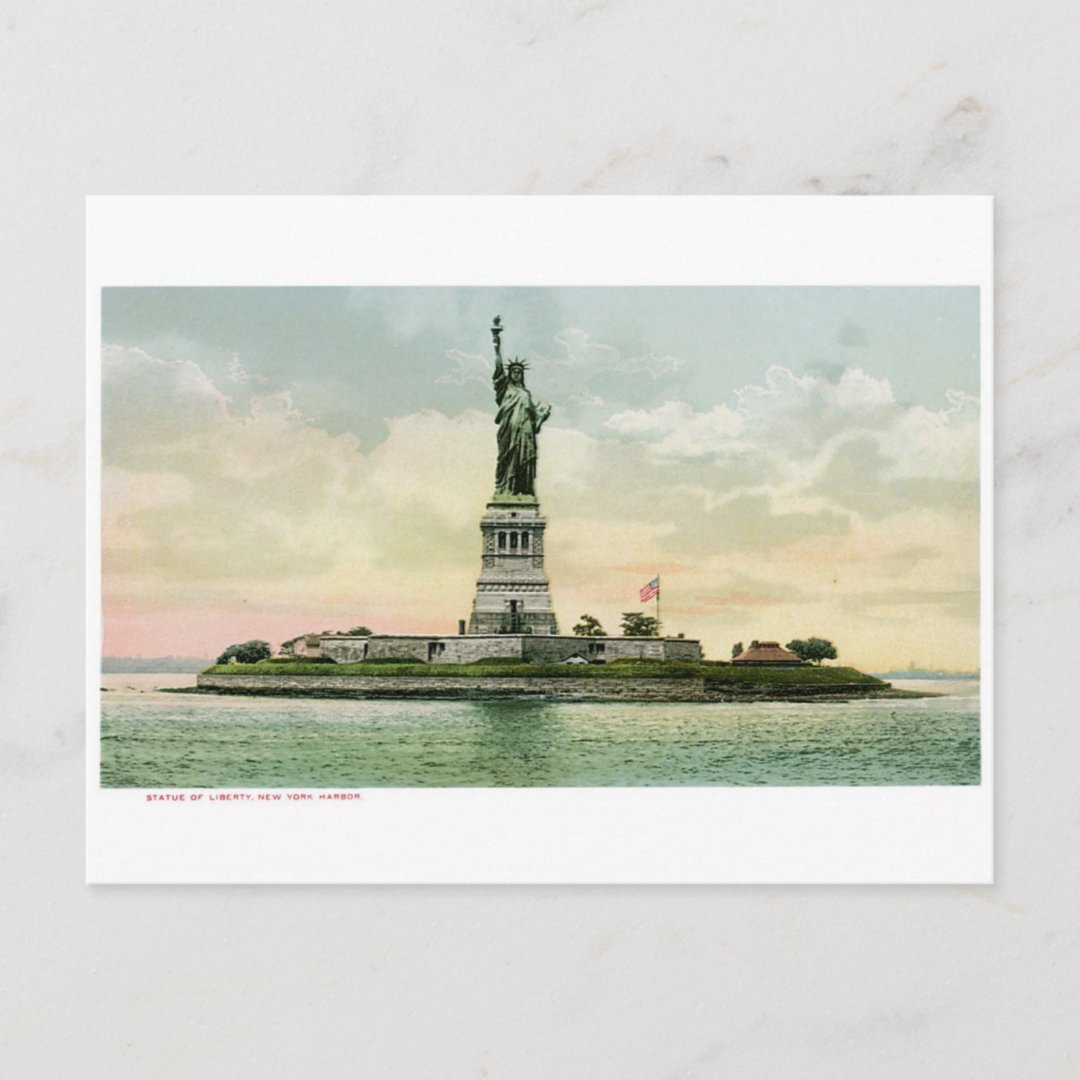 Vintage &ldquo;Statue of Liberty&rdquo; Poster. New York. Postcard | Zazzle