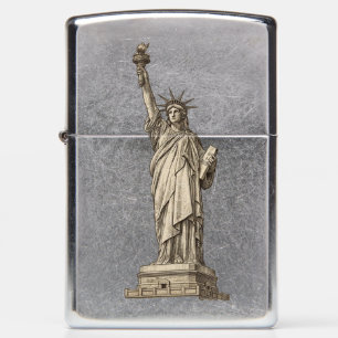 Vintage Statue of Liberty Zippo Lighter