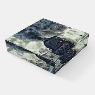 Vintage Steam Engine Train Paperweight