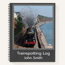 Vintage steam engine, your photo and name