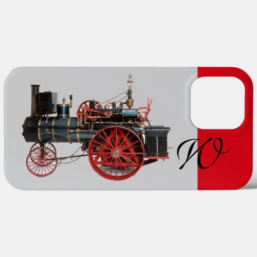 VINTAGE STEAM LOCOMOTIVE MONOGRAM iPhone 13 PRO MAX CASE