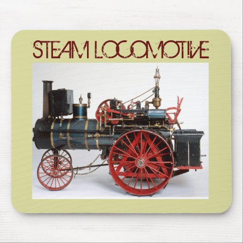 VINTAGE STEAM LOCOMOTIVE MOUSE PAD