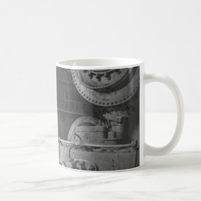 Vintage Steam Locomotive Roundhouse Coffee Mug