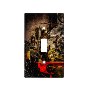 Vintage Steam Train - Old Timer Light Switch Cover