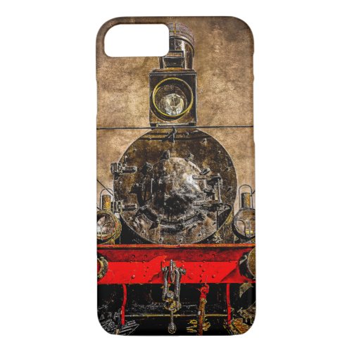 Vintage Steam Train _ The Veteran iPhone 87 Case