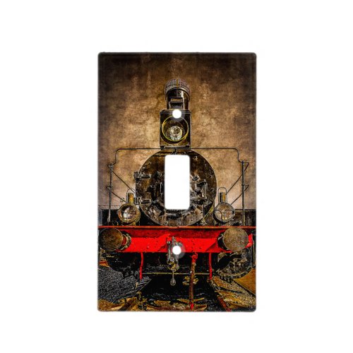 Vintage Steam Train _ The Veteran Light Switch Cover