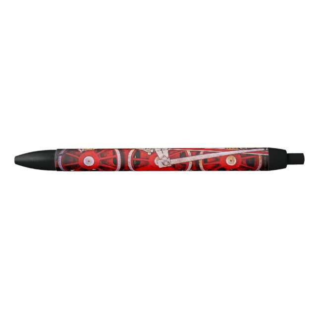 Vintage Steam Train Wheels Pen (Front)