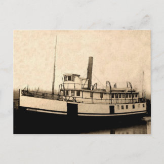 Vintage Steamboat Islander Postcard