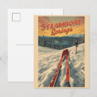 vintage Steamboat Springs Colorado Mountain gifts