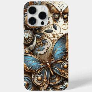 Vintage Steampunk Butterflies  iPhone 15 Pro Max Case