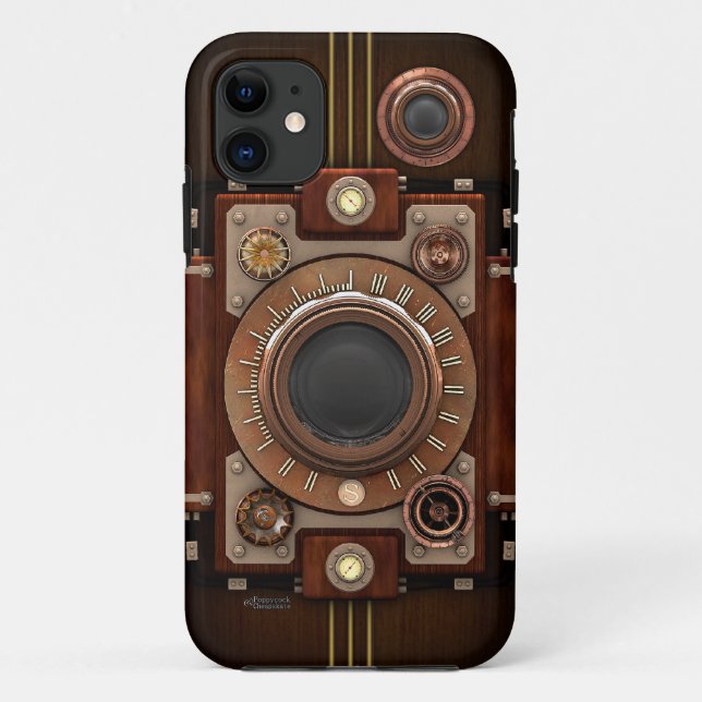 Vintage Steampunk Camera #1B Case-Mate iPhone Case (Back)