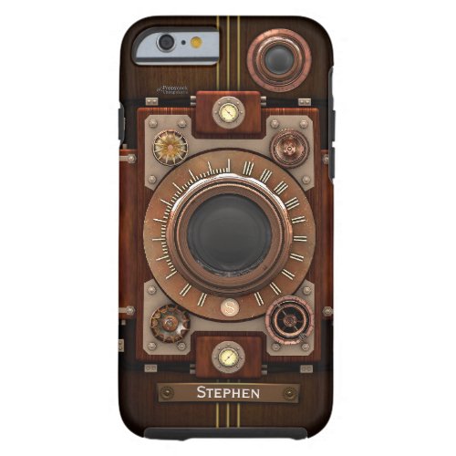 Vintage Steampunk Camera 1C Tough iPhone 6 Case